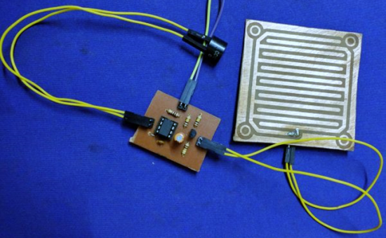 MẠCH BÁO ĐỘNG MƯA SỬ DỤNG IC555